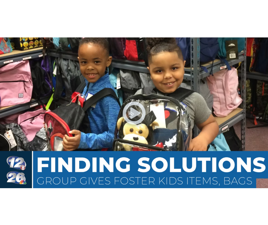 FINDING SOLUTIONS: Foster kids get own bags for belongings