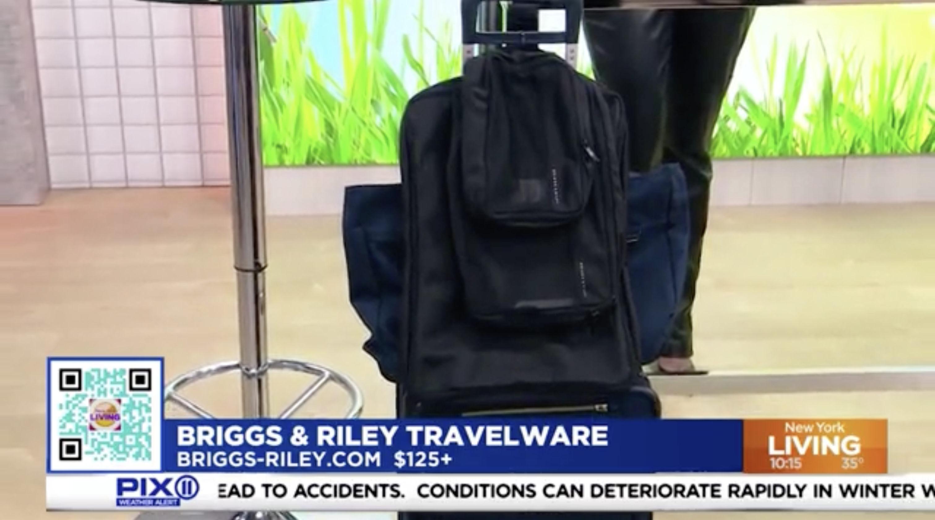Briggs and Riley Travelware (March promotion with Comfort Cases featured on WPIX TV)